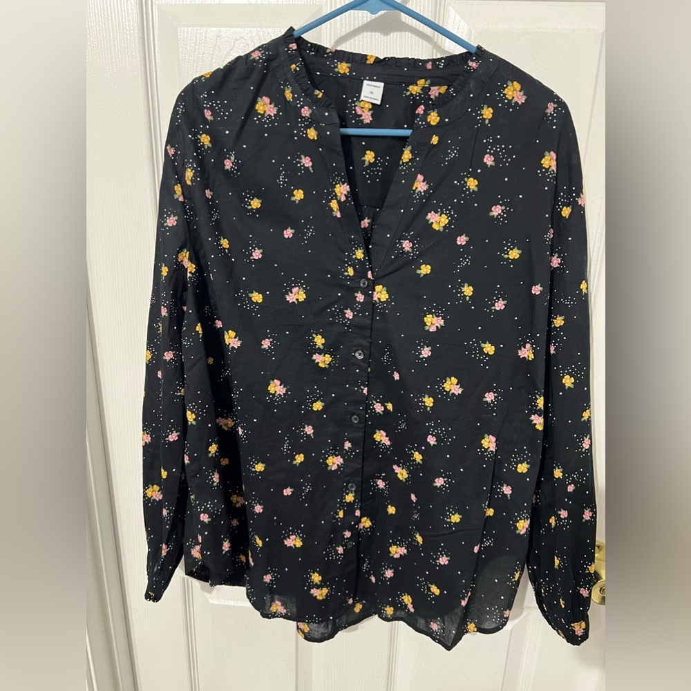 Old Navy Women’s XL Blouse Floral print